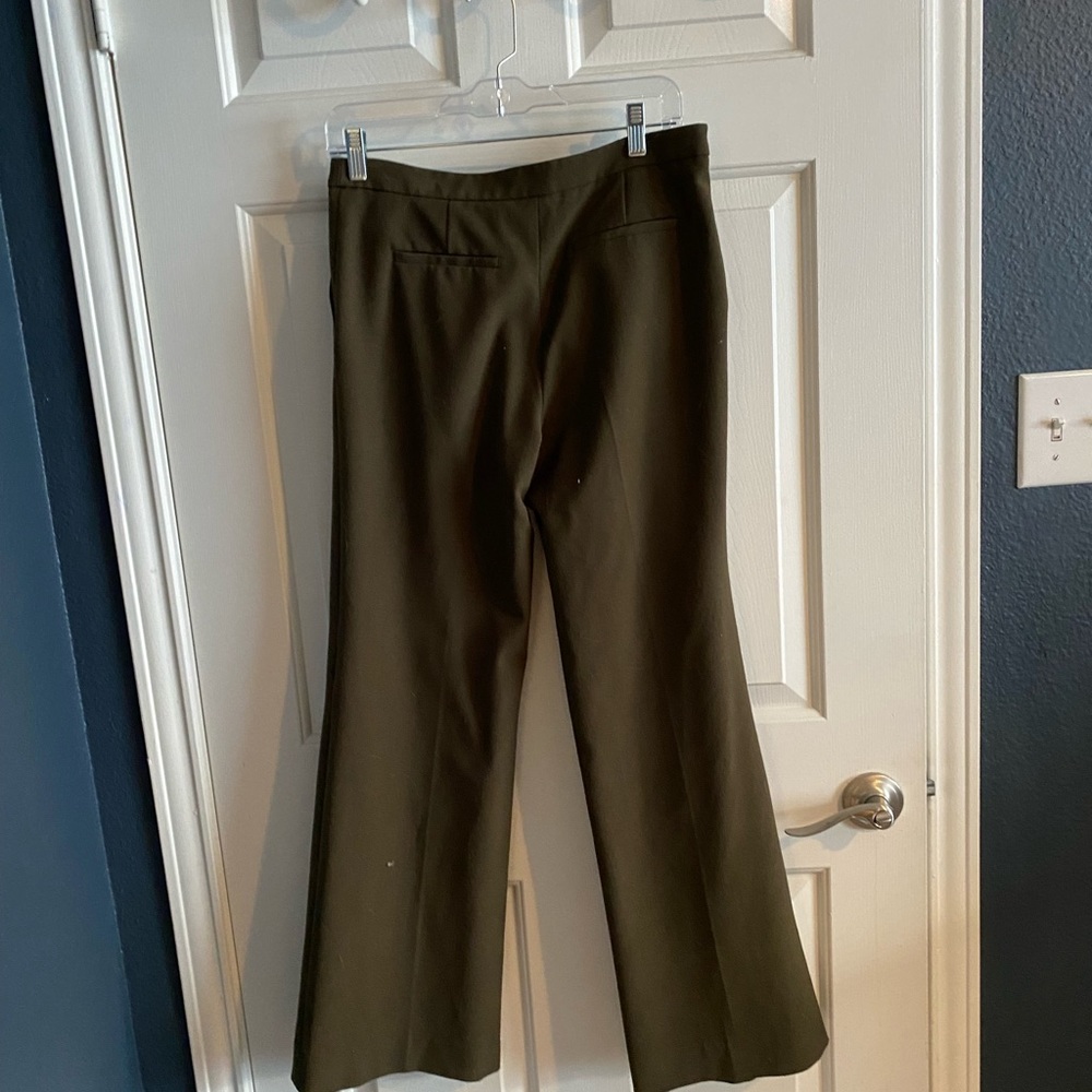 Zara olive work pants high waisted